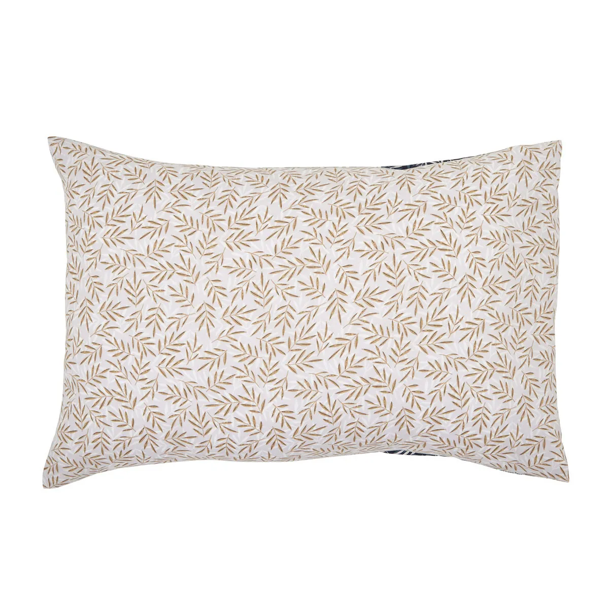 ORIGIN  Taie d'oreiller en Lyocell - 50 x 70 cm - Bleu et beige