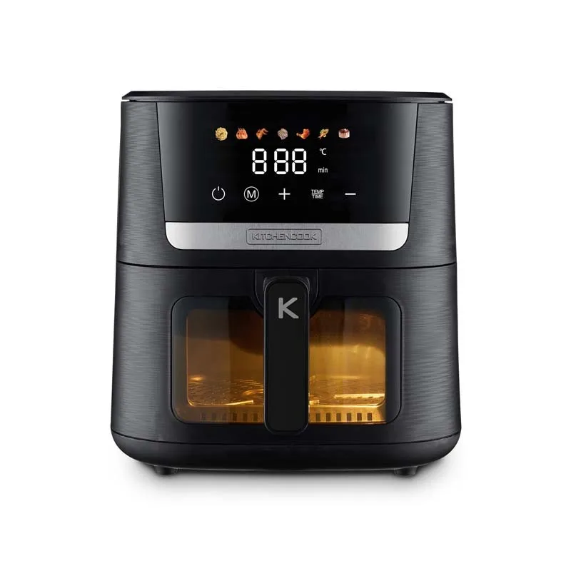 Kitchencook Airmed7w Friteuse Sans Huile 7 L Avec Affichage Numérique Et Fenêtre De Cuisson Transparente - Image 3
