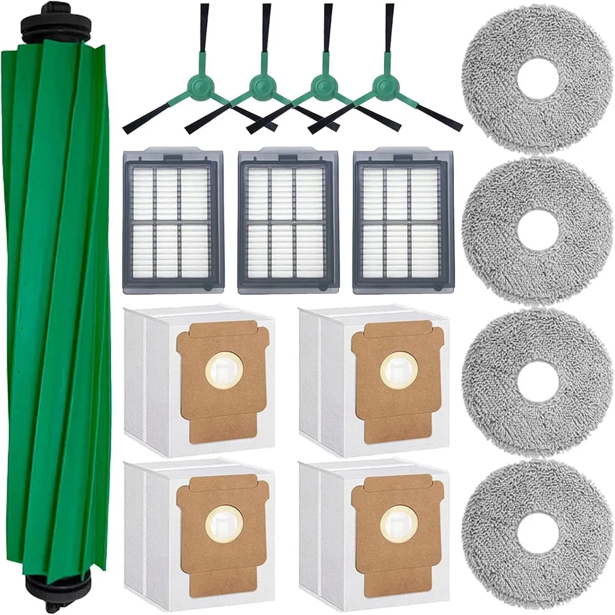 Inf Kit D'accessoires De Remplacement Compatible Avec Irobot Roomba Plus 405/505 Combo