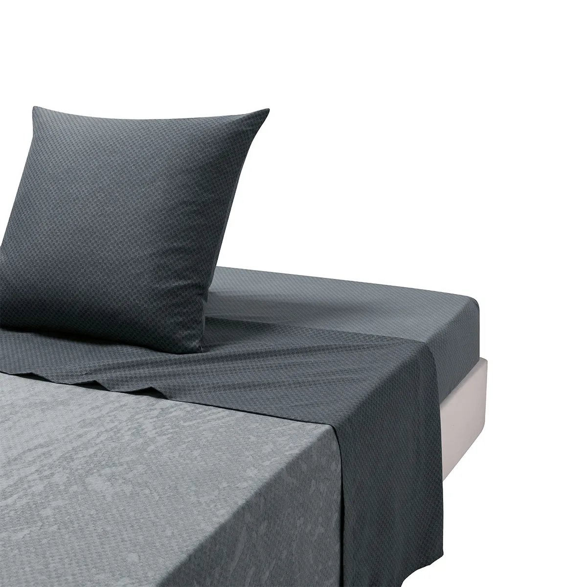 A demain Drap plat en Microfibre - 240 x 300 cm - Bleu