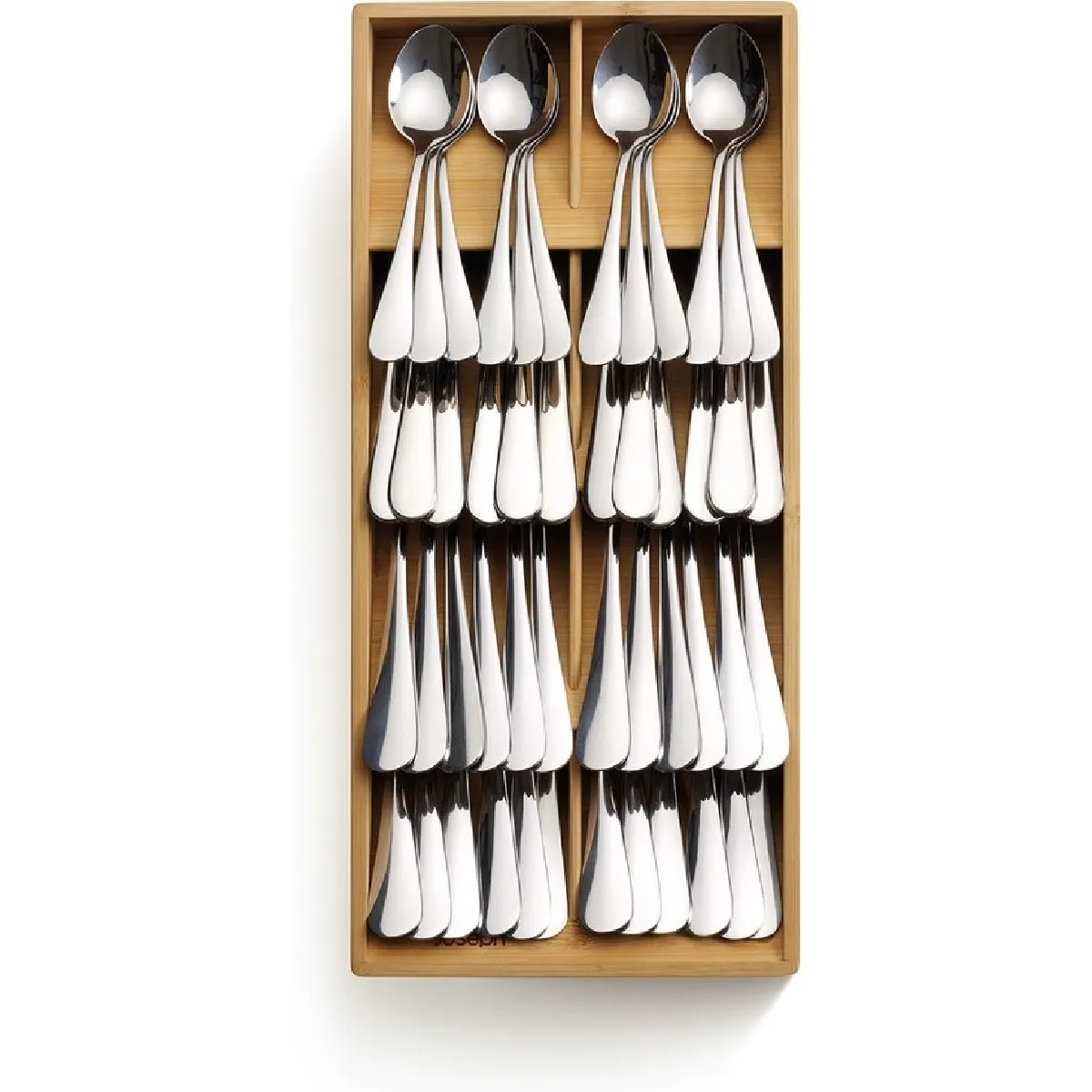 Joseph Joseph Organiseur Couverts Drawerstore Bamboo Large Empilable