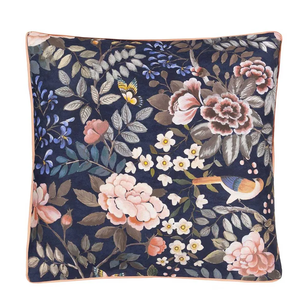 DESIGNERS GUILD  Taie d'oreiller en Satin de coton - 65 x 65 cm - Bleu Midnight