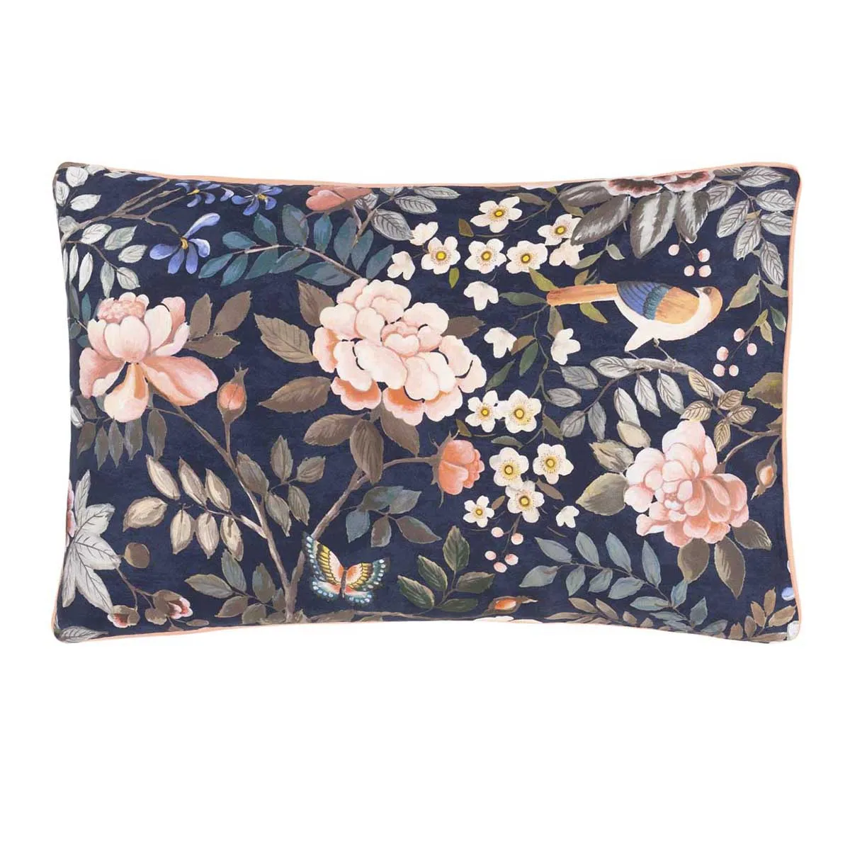 DESIGNERS GUILD  Taie d'oreiller en Satin de coton - 50 x 75 cm - Bleu Midnight