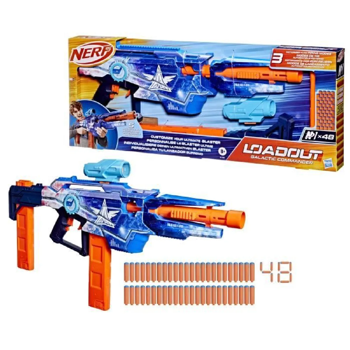 Jeu de tir Nerf Loadout Galactic Commander - vue 2