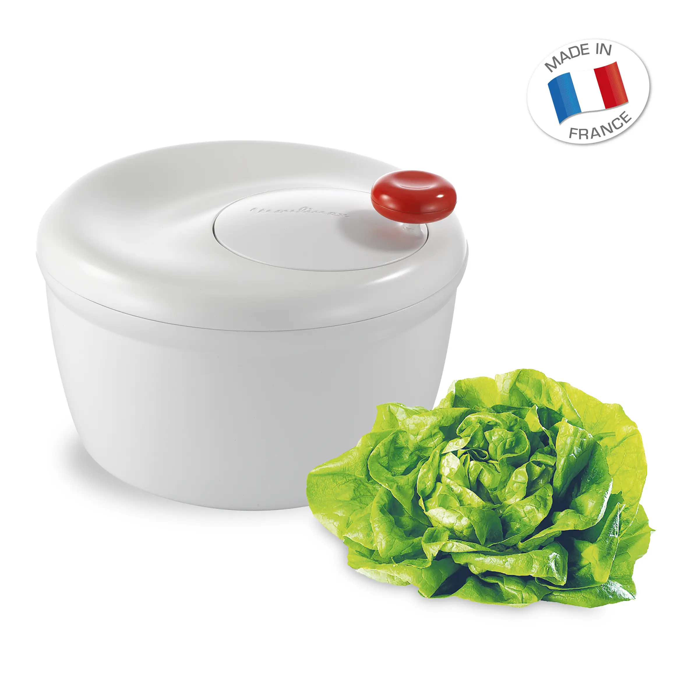 Essoreuse À Salade Moulinex Classic Bouton Stop Salade Et Fines Herbes K1010114 Moulinex 'essoreuse - vue 3