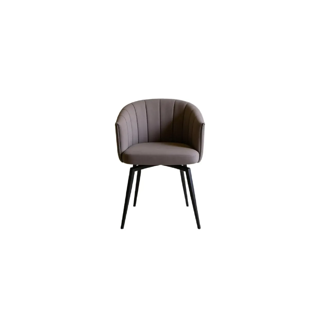 Chaise pieds en métal Moutarde - vue 2