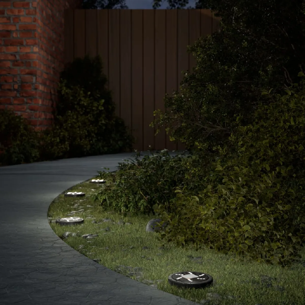 vidaXL Lampes solaires de sol et piquets de sol extérieur 4 pcs éclairage solaire au sol éclairage de paysage solaire à 4008198 - vue 2