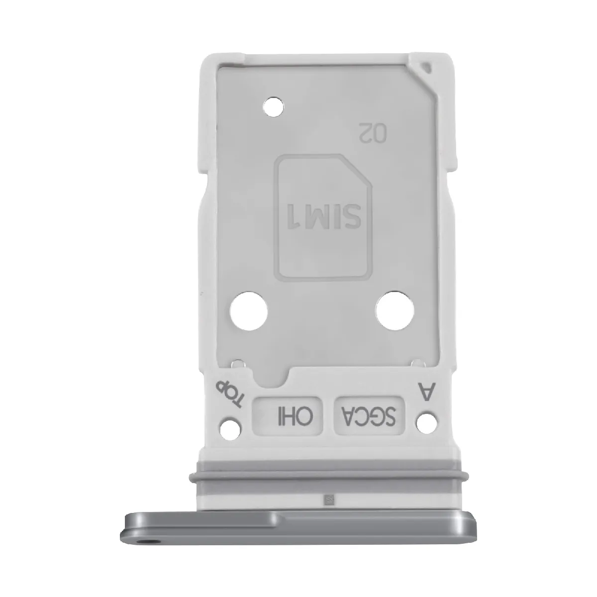 Samsung Tiroir Carte SIM pour Galaxy S25 FE Emplacement Dual Nano SIM Service Pack - vue 3