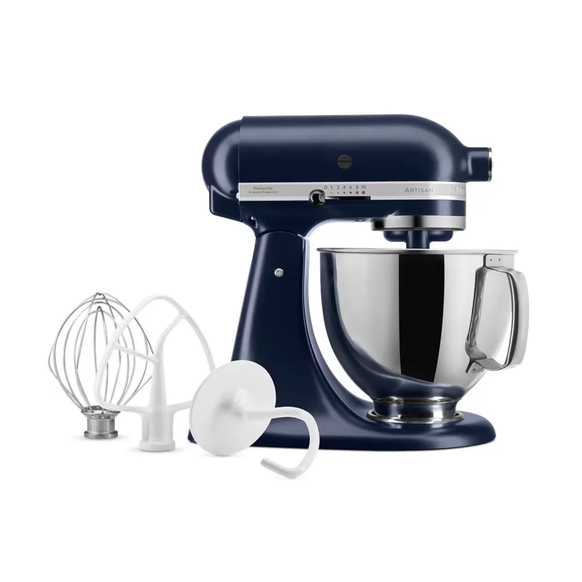 KITCHENAID Robot patissier 4.8l 300w bleu encre - 5KSM125EIB- - Artisan - 