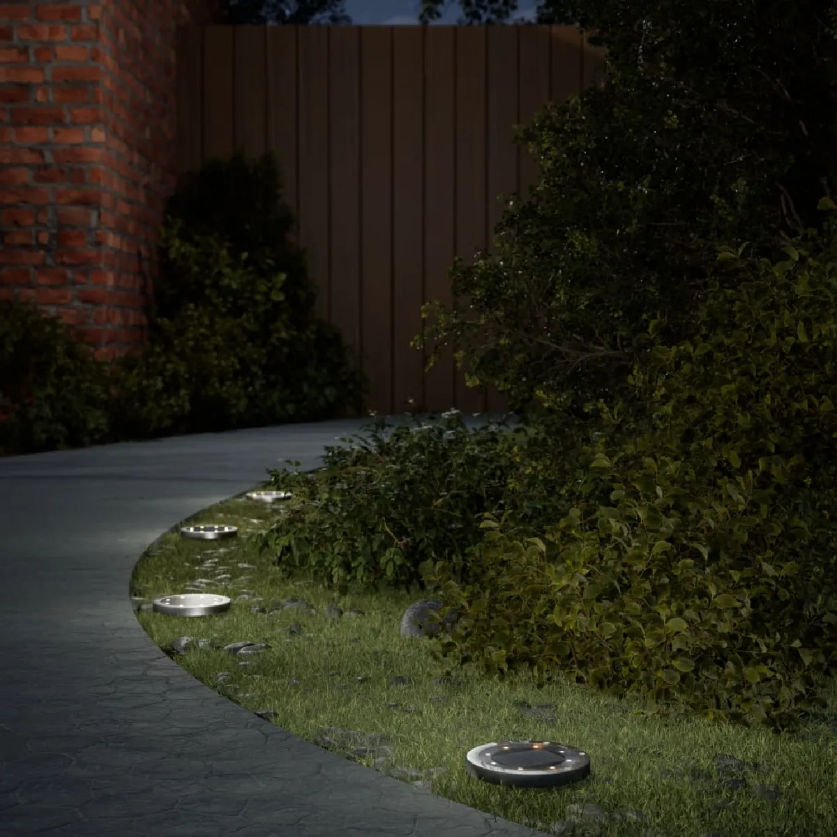 vidaXL Lampes solaires de sol et piquets de sol extérieur 12 pcs éclairage solaire au sol éclairage de paysage solaire à 4008201 - vue 2