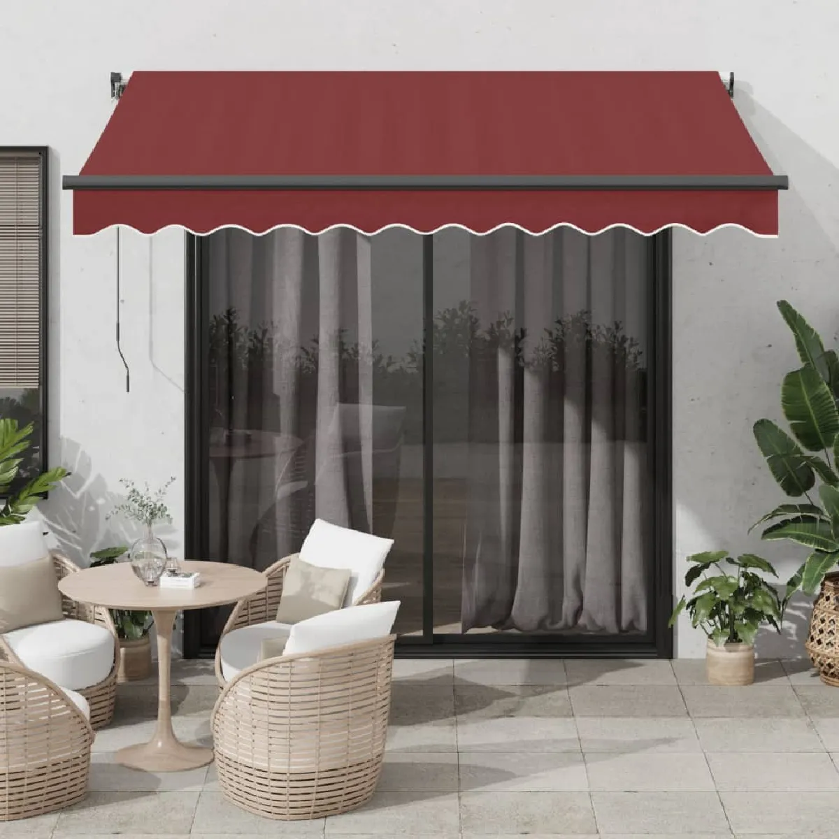 vidaXL Auvent rétractable automatique avec LED 350x250 cm - vue 2