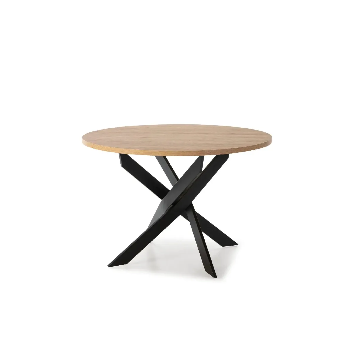 Meilleurs prix pour Table à manger ronde 120 cm pieds en métal - Noir