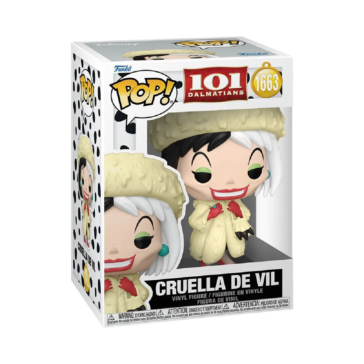 Funko Pop! Disney 101 Dalmatians - Cruella De Vil - Chase