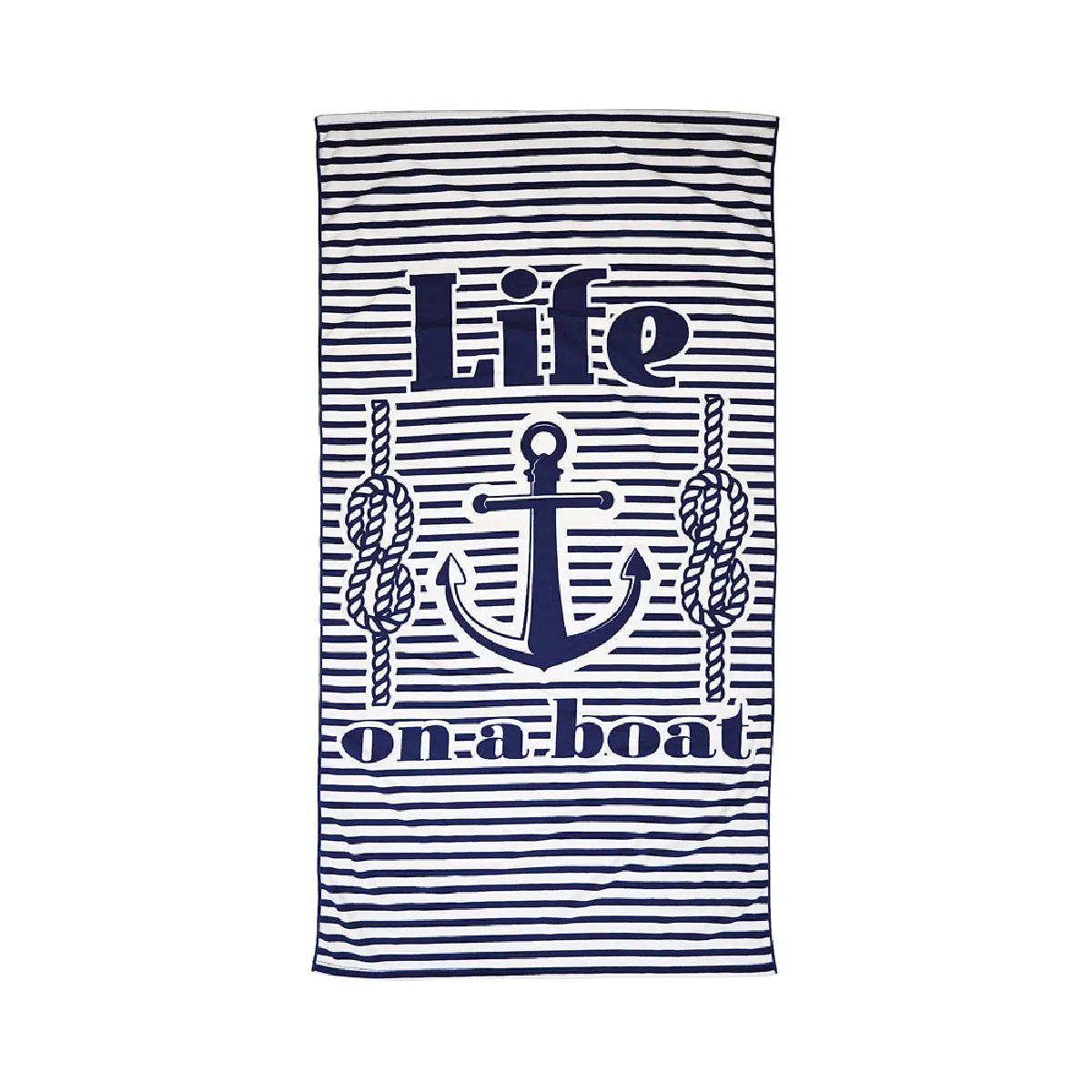 WDK - Serviette de plage 90x170 cm - Noir