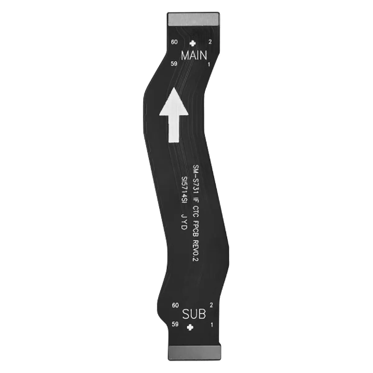 Avizar Noir Clappio Nappe De Liaison Principal Pour Carte Mère Galaxy S25 Fe