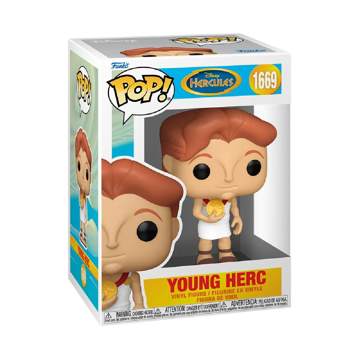 Figurine Funko Pop Disney Hercules Young Herc - vue 4