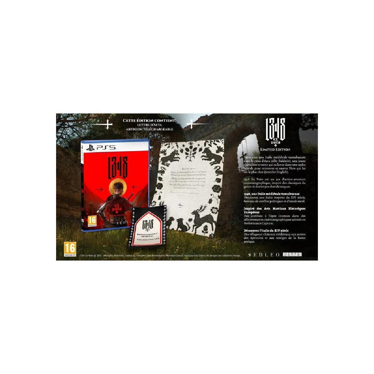 1348 EX VOTO - LIMITED EDITION PS5 EURO NEW (GAME IN ENGLISH/FRANCAIS/DE/ES/IT) - Image 5