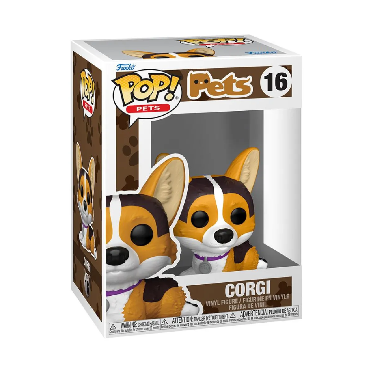 Figurine Funko Pop Pets Corgi - vue 7
