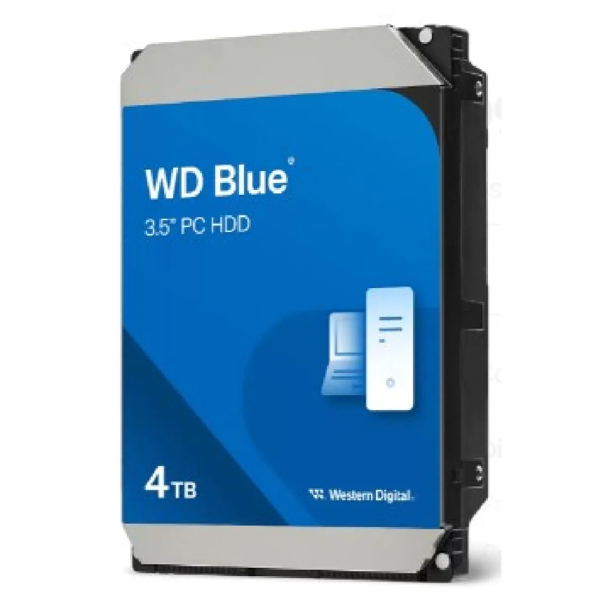 Western Digital WD 3.5 Inch PC HDD disque dur 4 To 5400 trmin 128 Mo 3.5 Série ATA III - vue 3