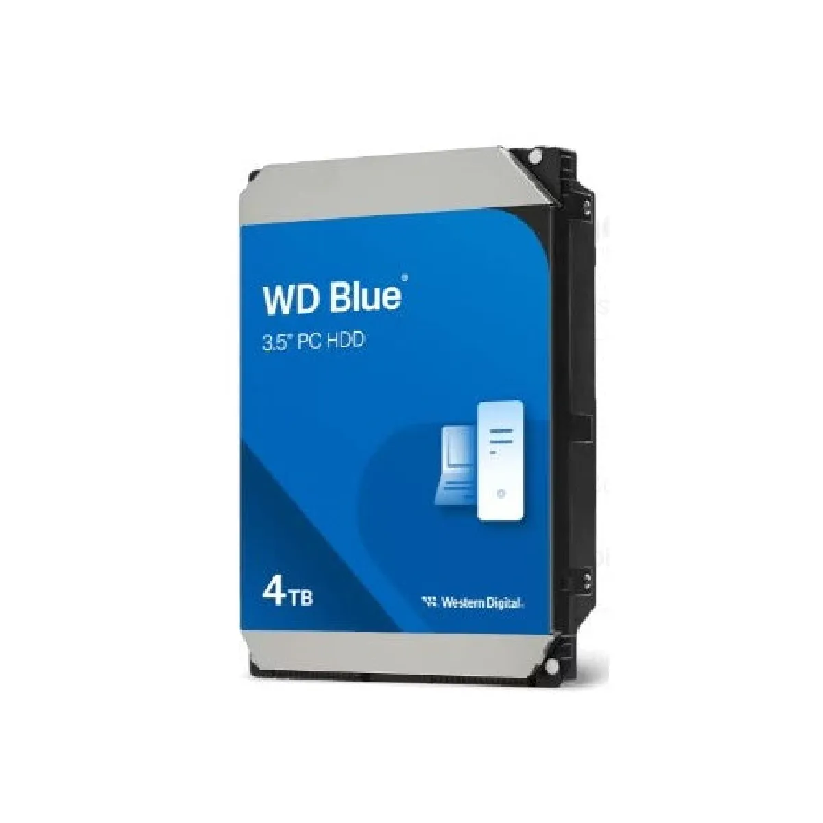 Western Digital WD 3.5 Inch PC HDD disque dur 4 To 5400 trmin 128 Mo 3.5 Série ATA III - vue 3