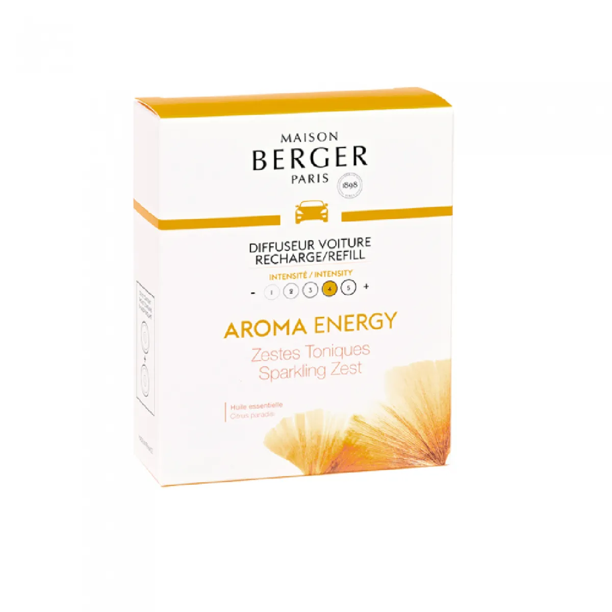 Maison Berger Orange - Recharges Diffuseur Voiture Aroma Energy - Image 3