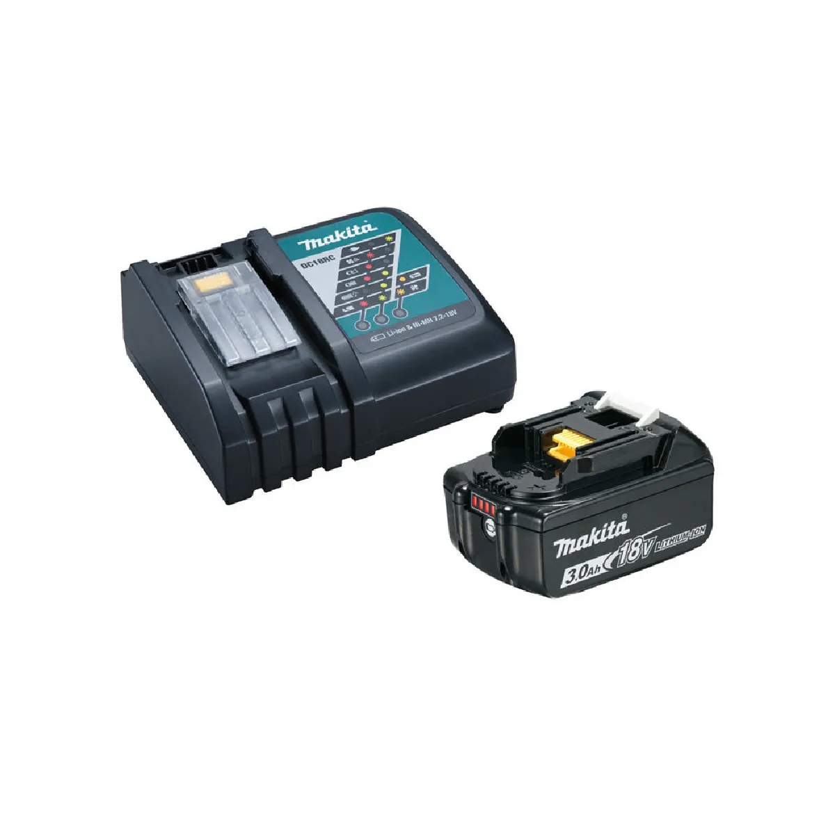 Power Pack MAKITA 1914J5 6 18V LXT batterie 3Ah et chargeur rapide - vue 2