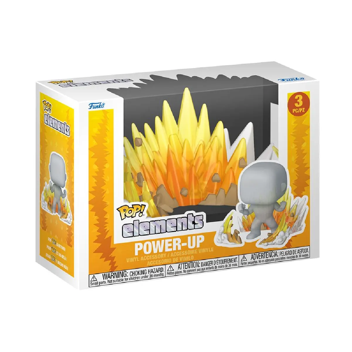 Funko Pop! Elements Power-Up - Jaune - Set 3 pièces