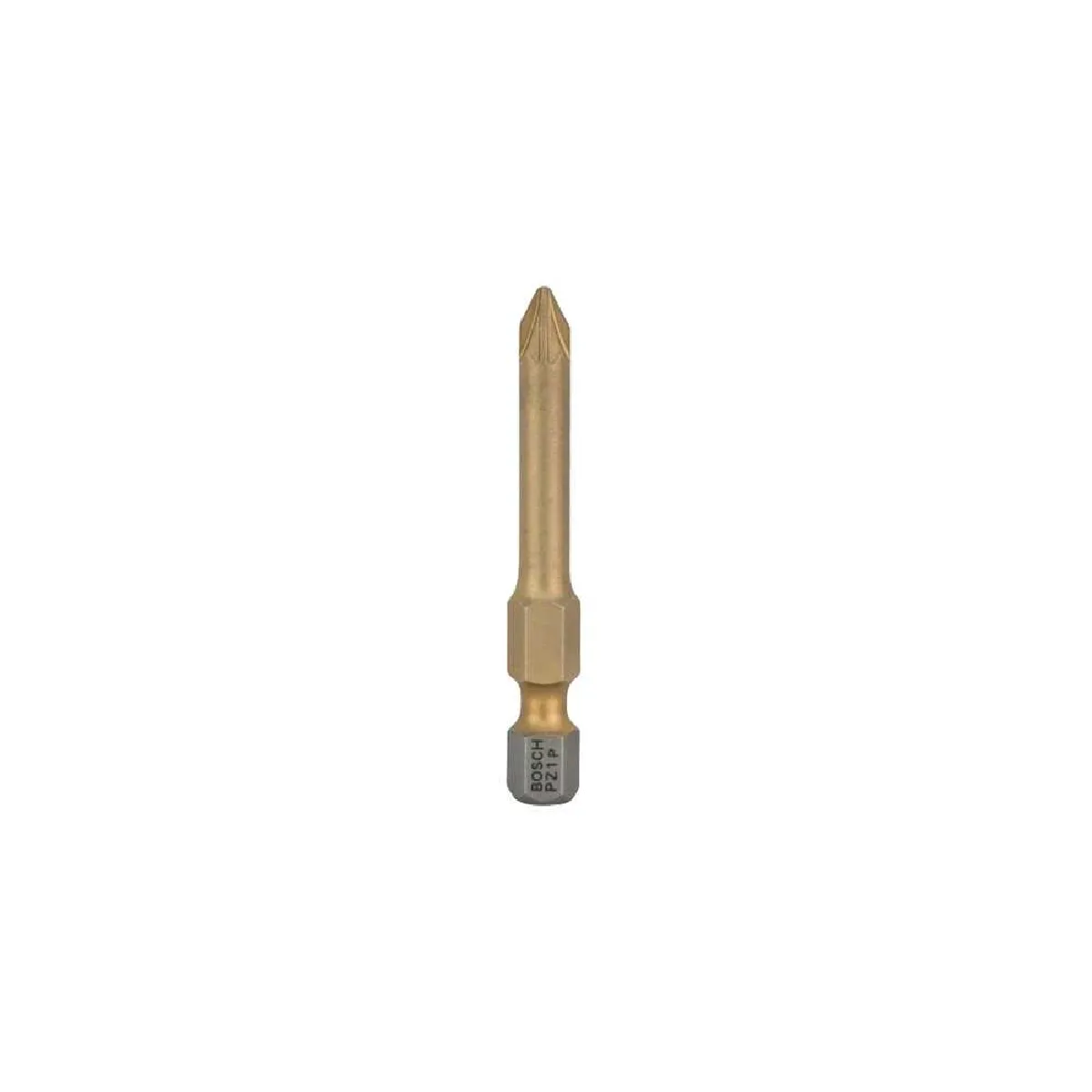 Lot de 3 embouts de vissage Max Grip Pozidriv PZ1 à queue 6 pans mâle 14 Longueur 49mm BOSCH 2607001598 - vue 2