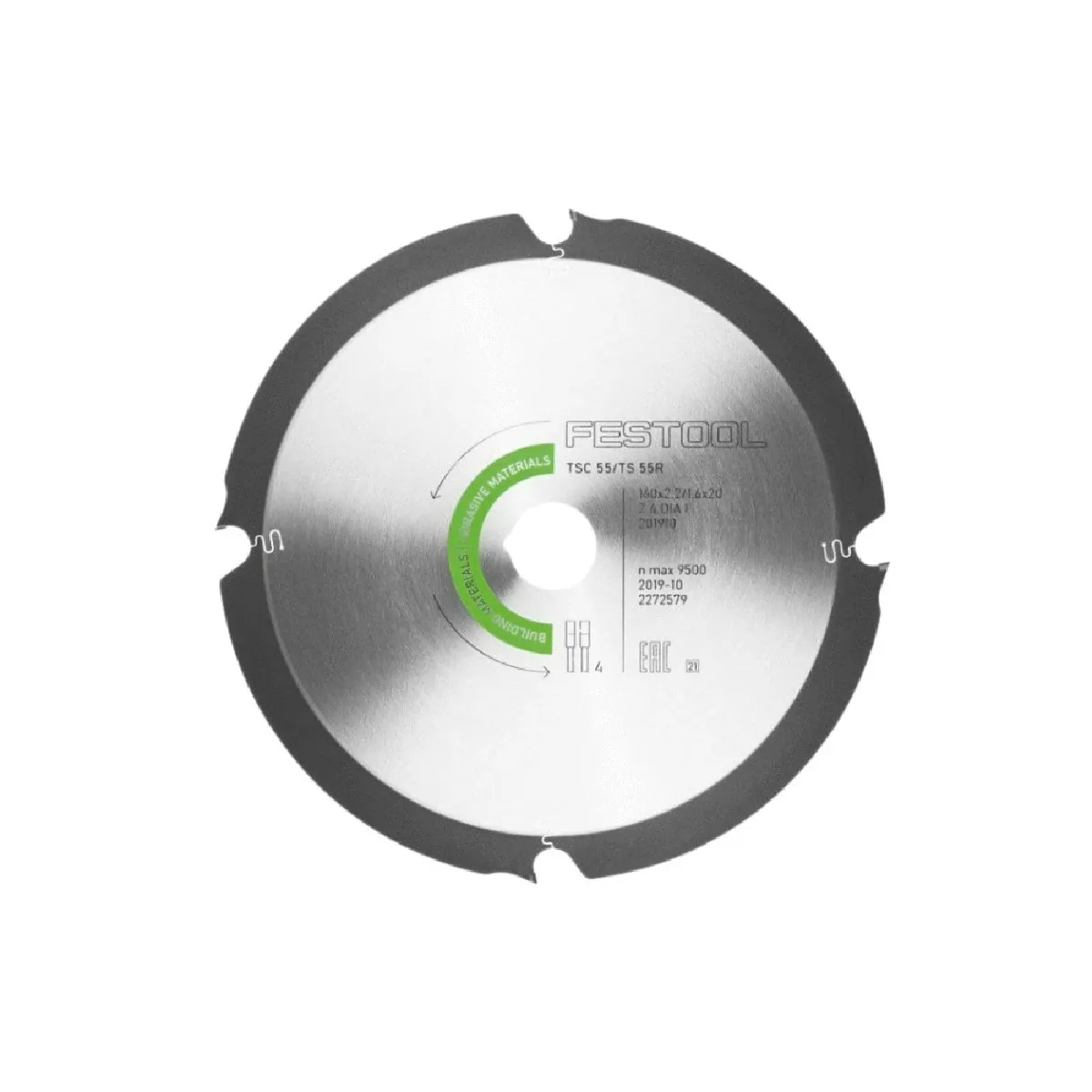 FESTOOL  205769 - Lame 168 x 1,8 x 20 mm F4 Abrasive