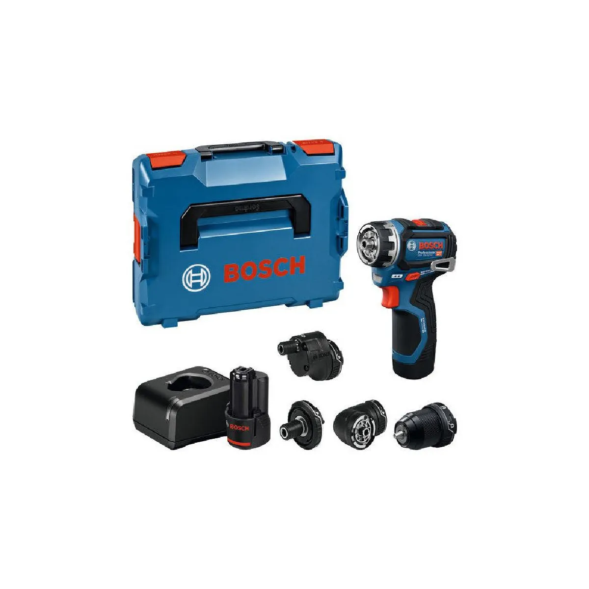 Visseuse GSR 12V 32 FC BOSCH Avec 2 batteries 2.0Ah chargeur divers embouts BOXX 06019N7101 - vue 3