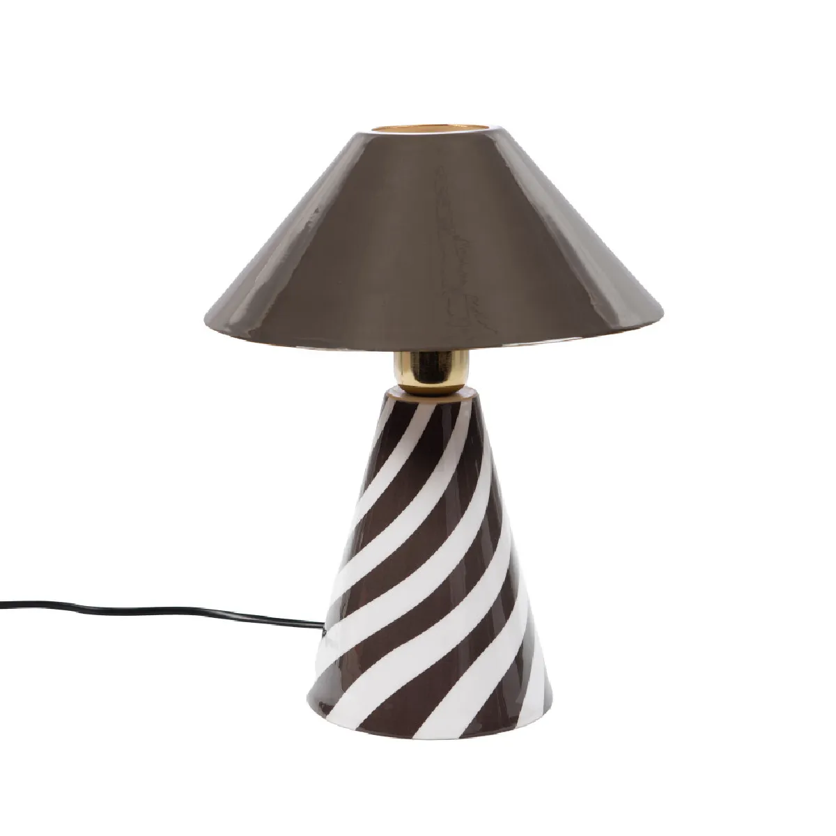 Amadeus - Lampe à poser Cléo - Céramique - Marron - Image 2