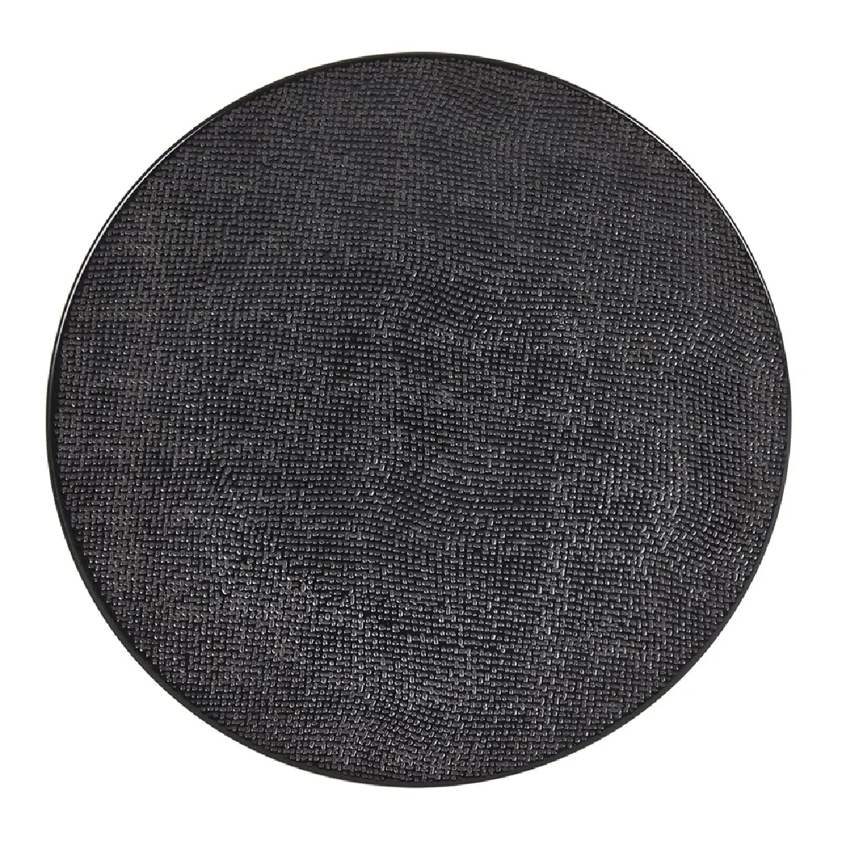 Assiette de présentation Vésuvio noir 31 cm
