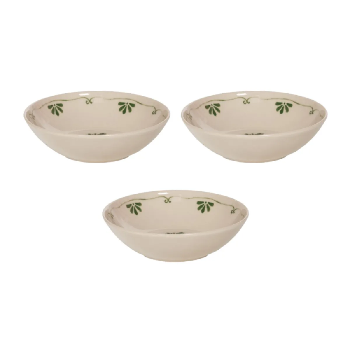 Table Passion Verte Coupelle Appoline 17 Cm (Lot De 3)