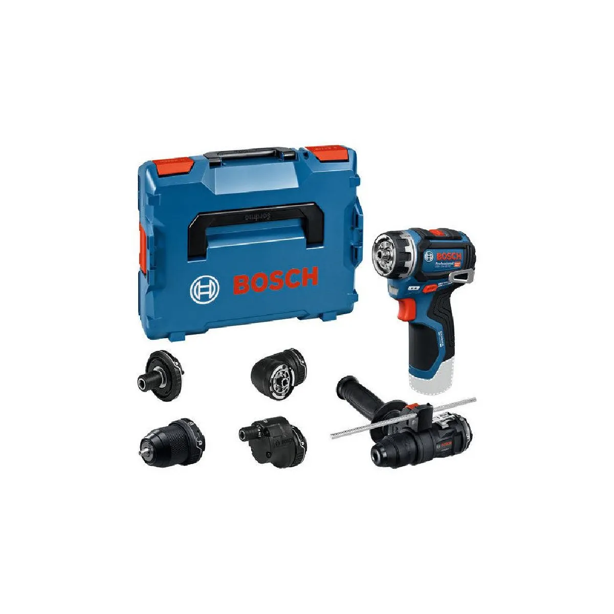 Perceuse visseuse sans fil BOSCH PROFESSIONAL Flexiclick GSR 12V 32 FC Sans batterie ni chargeur Avec accessoires - vue 2