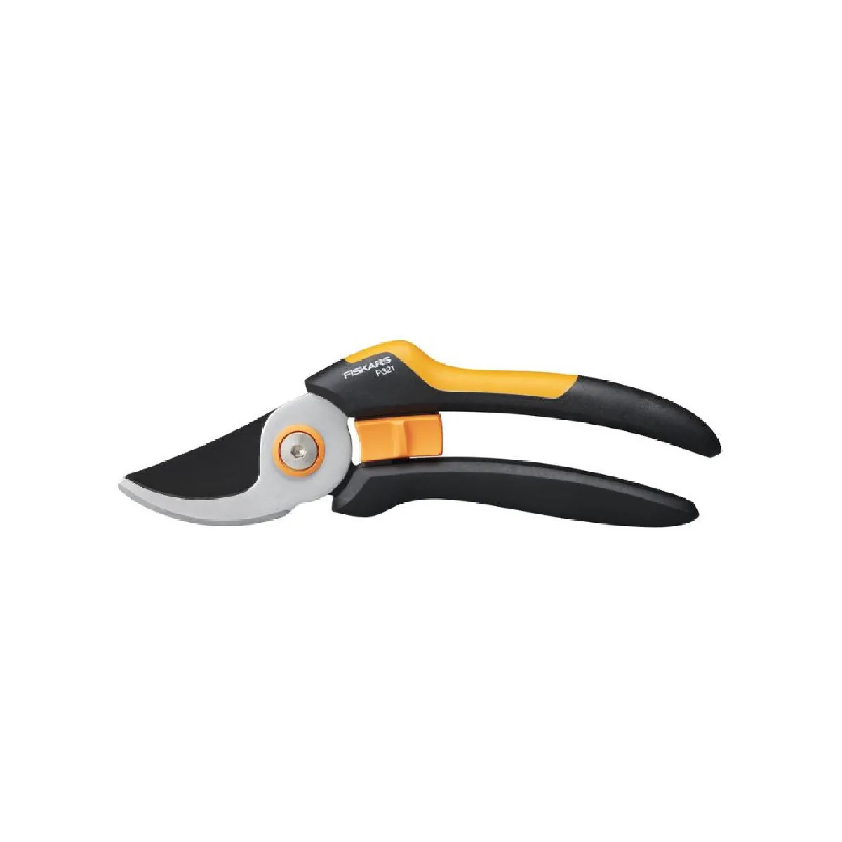 FISKARS  P321 Solid - S&eacute;cateur Bypass 20 mm - Noir/Orange