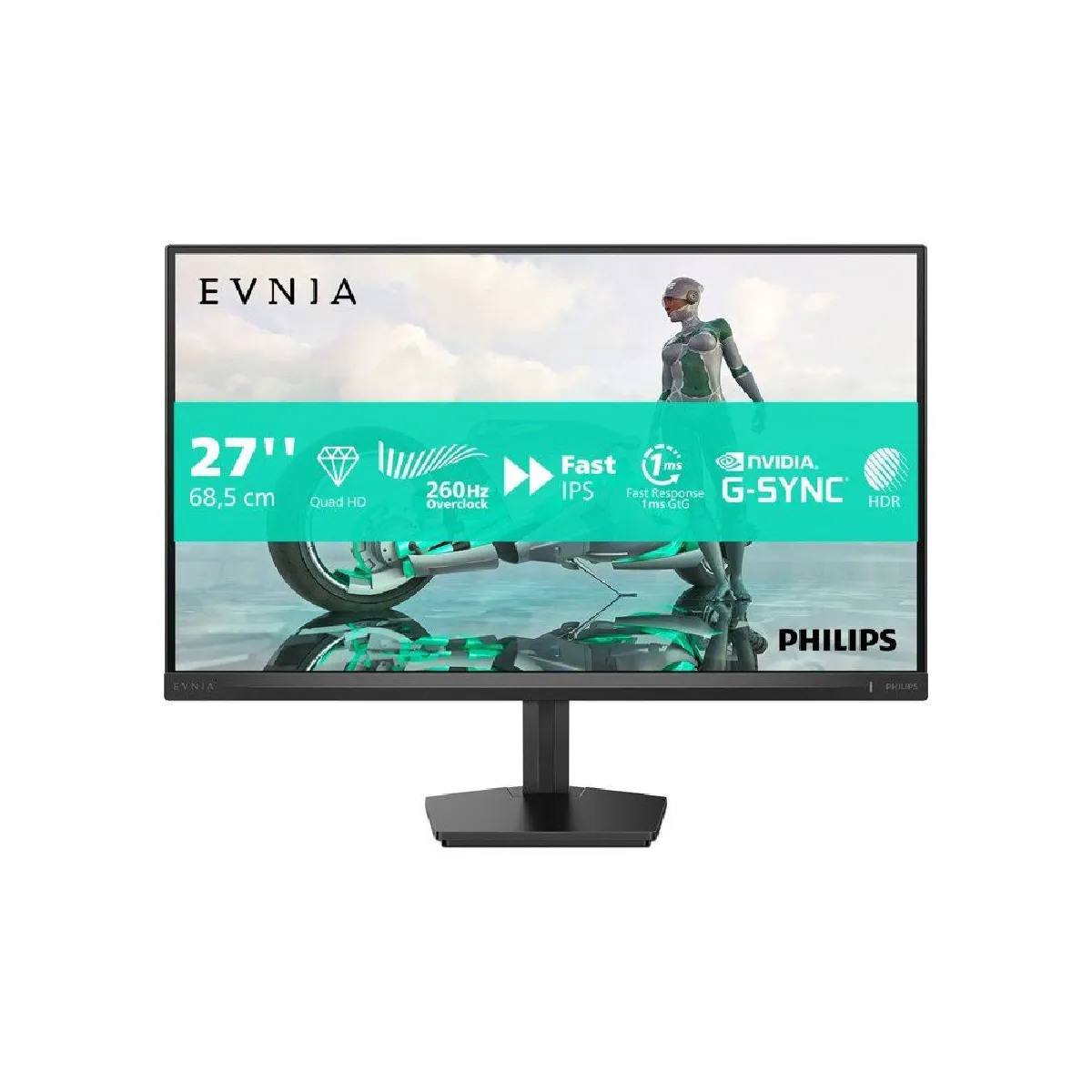 Ecran PC Gamer PHILIPS 27 QHD 260Hz OC 240Hz natif Dalle Fast IPS 05ms 27M2N3500PF00 - vue 8