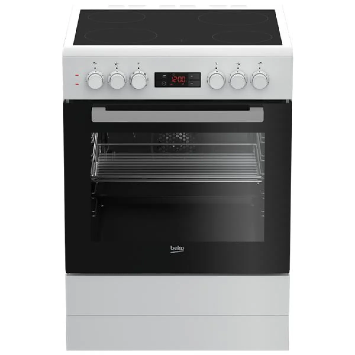 BEKO Cuisinière vitrocéramique 60 cm FSE67300WCS - vue 5