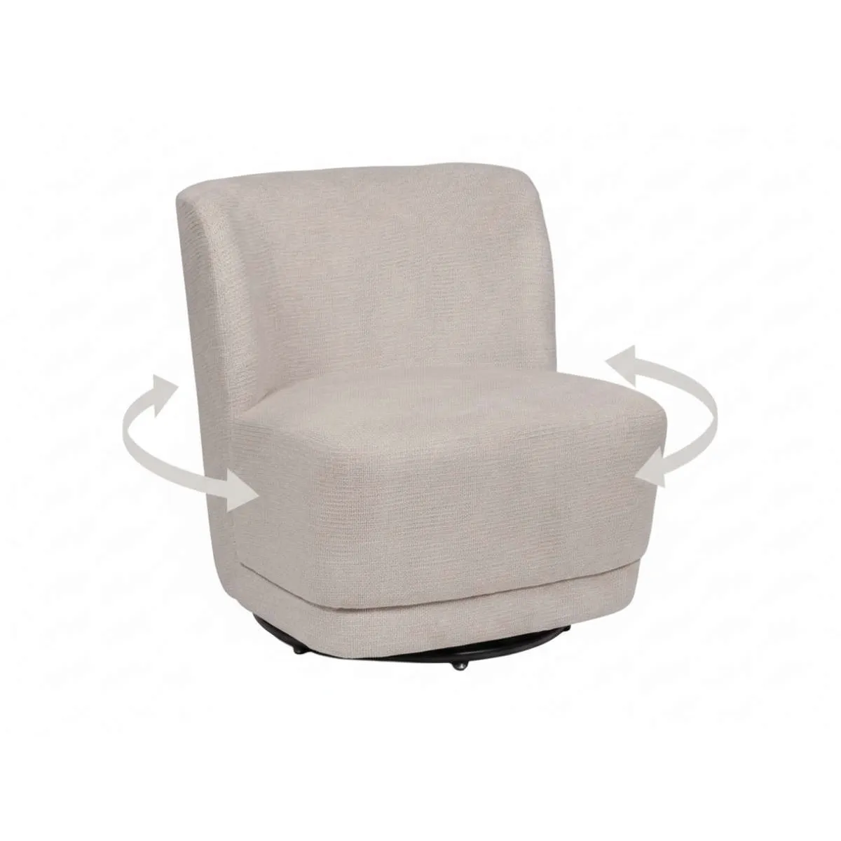 Fauteuil pivotant Berny - vue 2