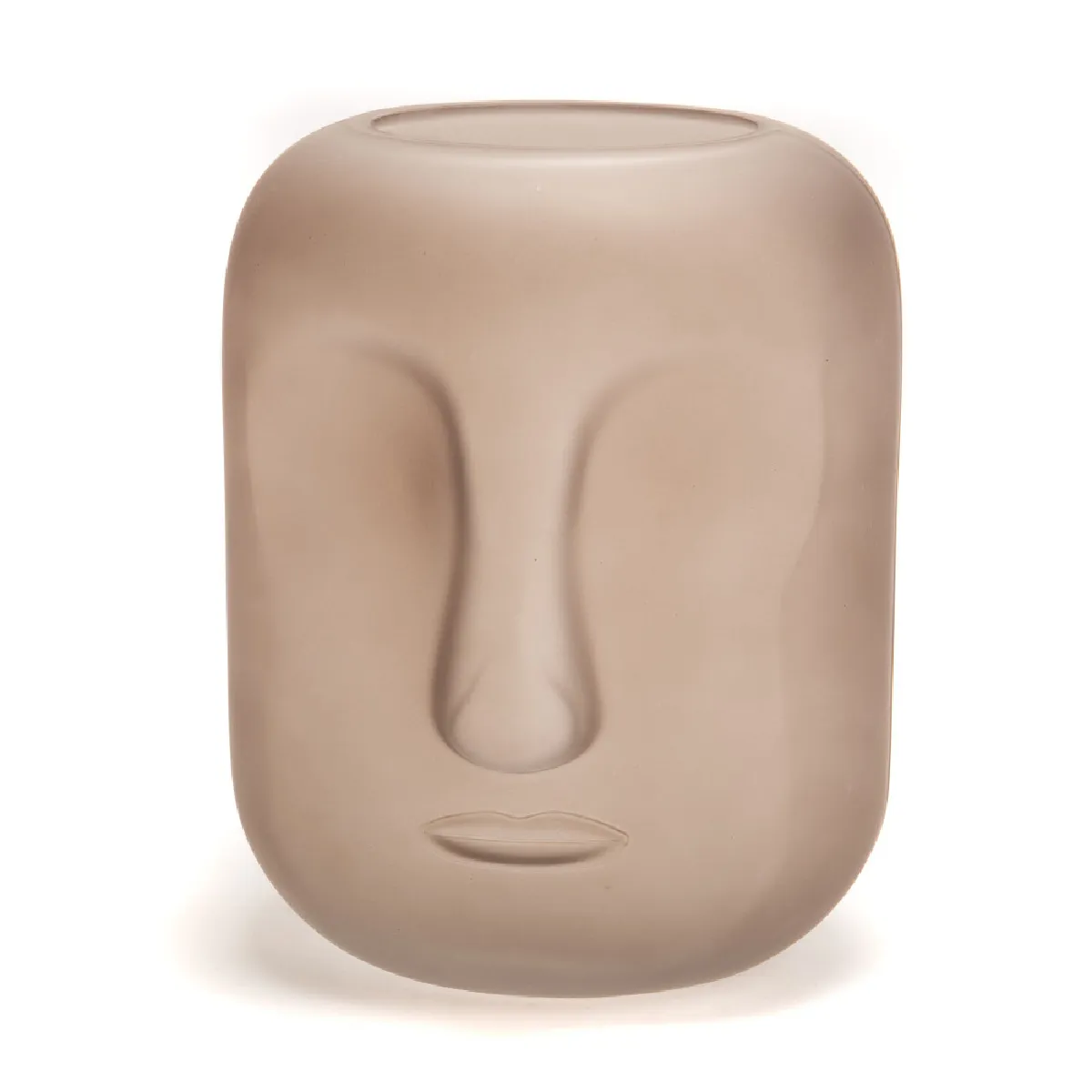 Amadeus Marron Vase Masque - Verre - Image 3