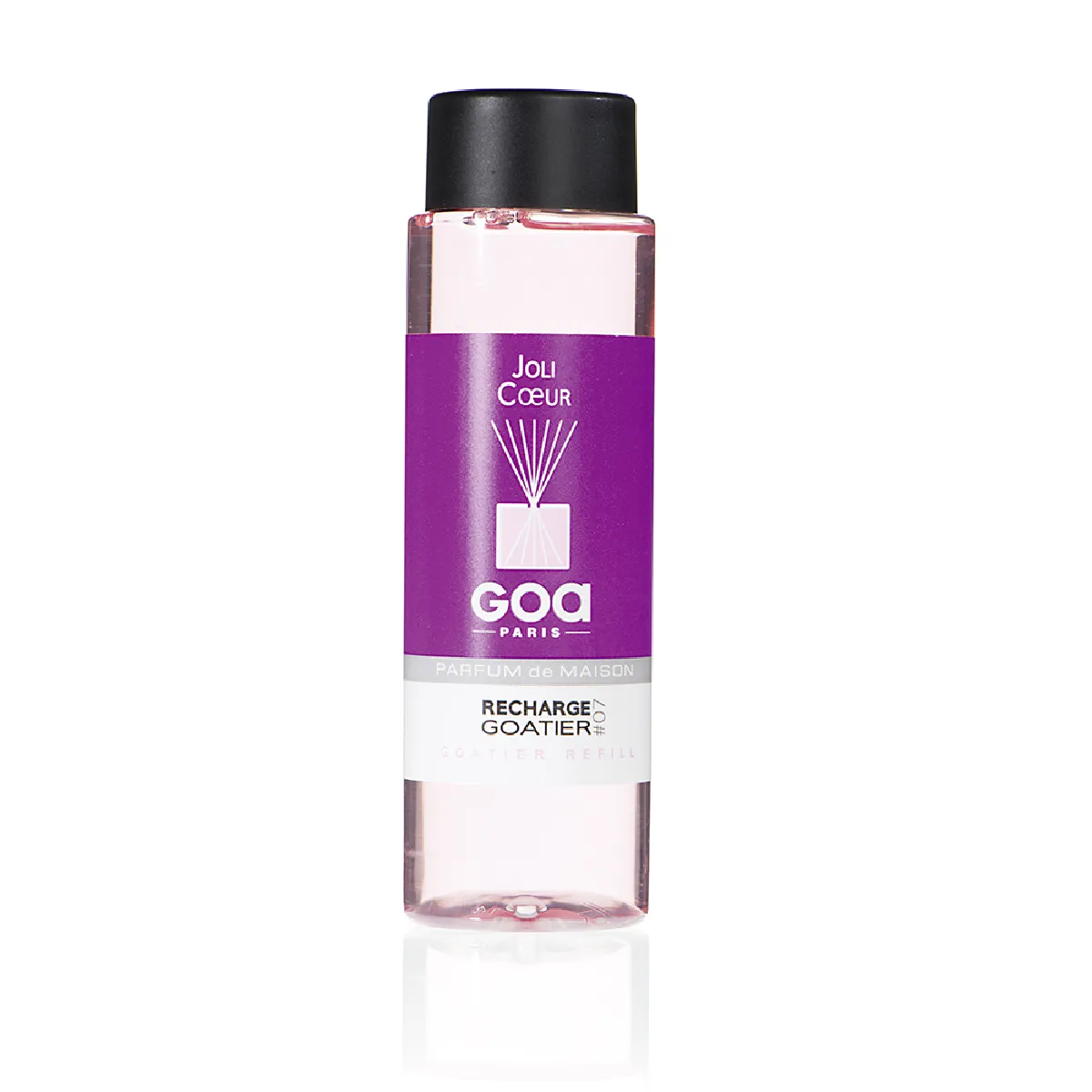 Recharge goatier joli coeur 250 ml plastique 5 cm goa 5x5 cm - Image 2