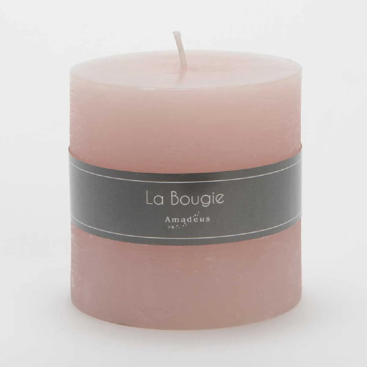 Bougie gros cylindre 10 X 10 cm lot de 6