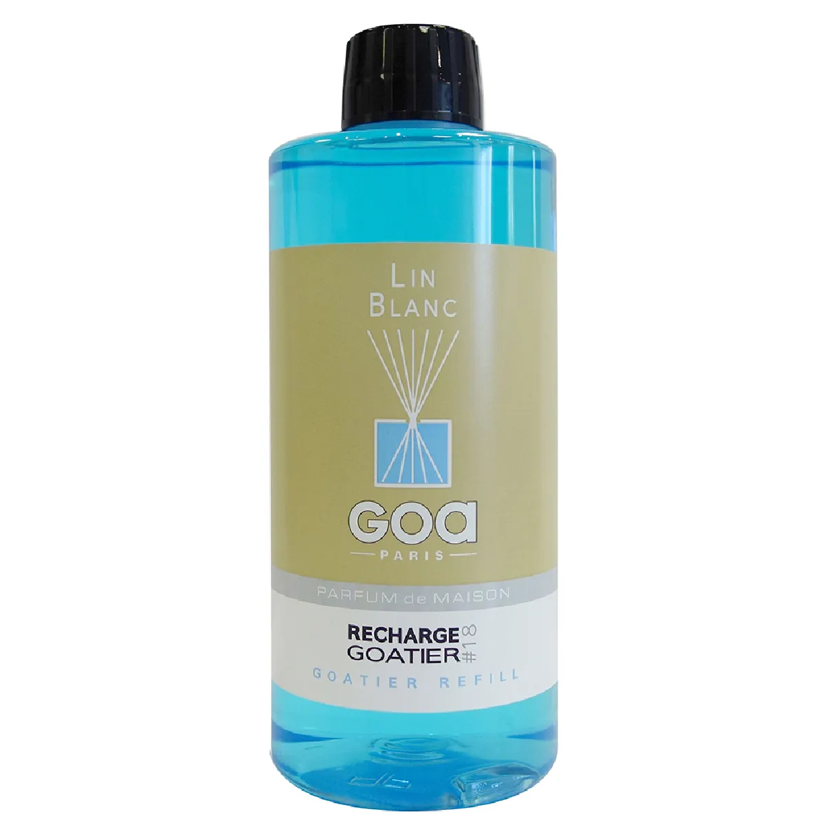 Recharge lin blanc 500 ml plastique 6 cm goa - Image 5