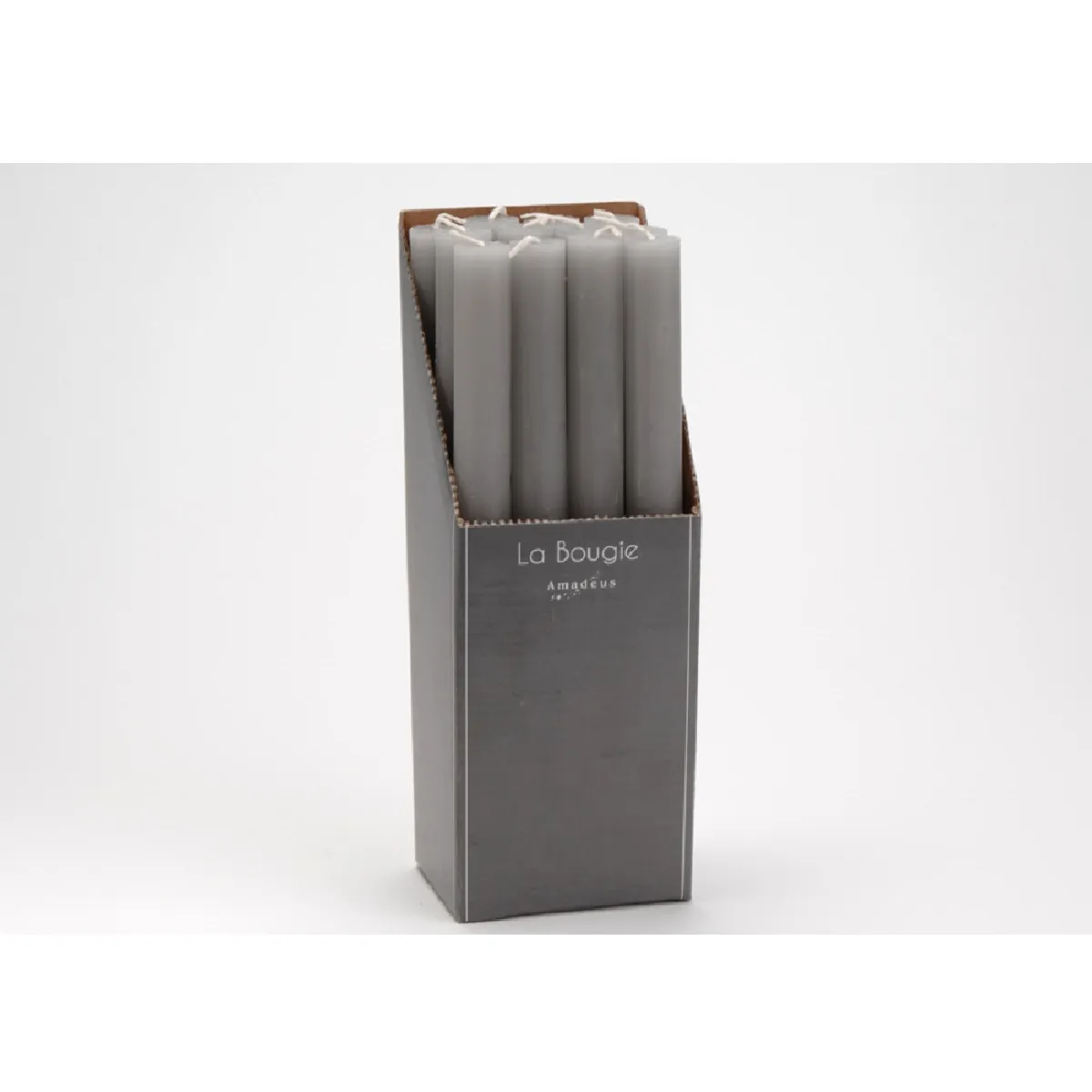 Bougie flambeau 25 cm lot de 12 - vue 3