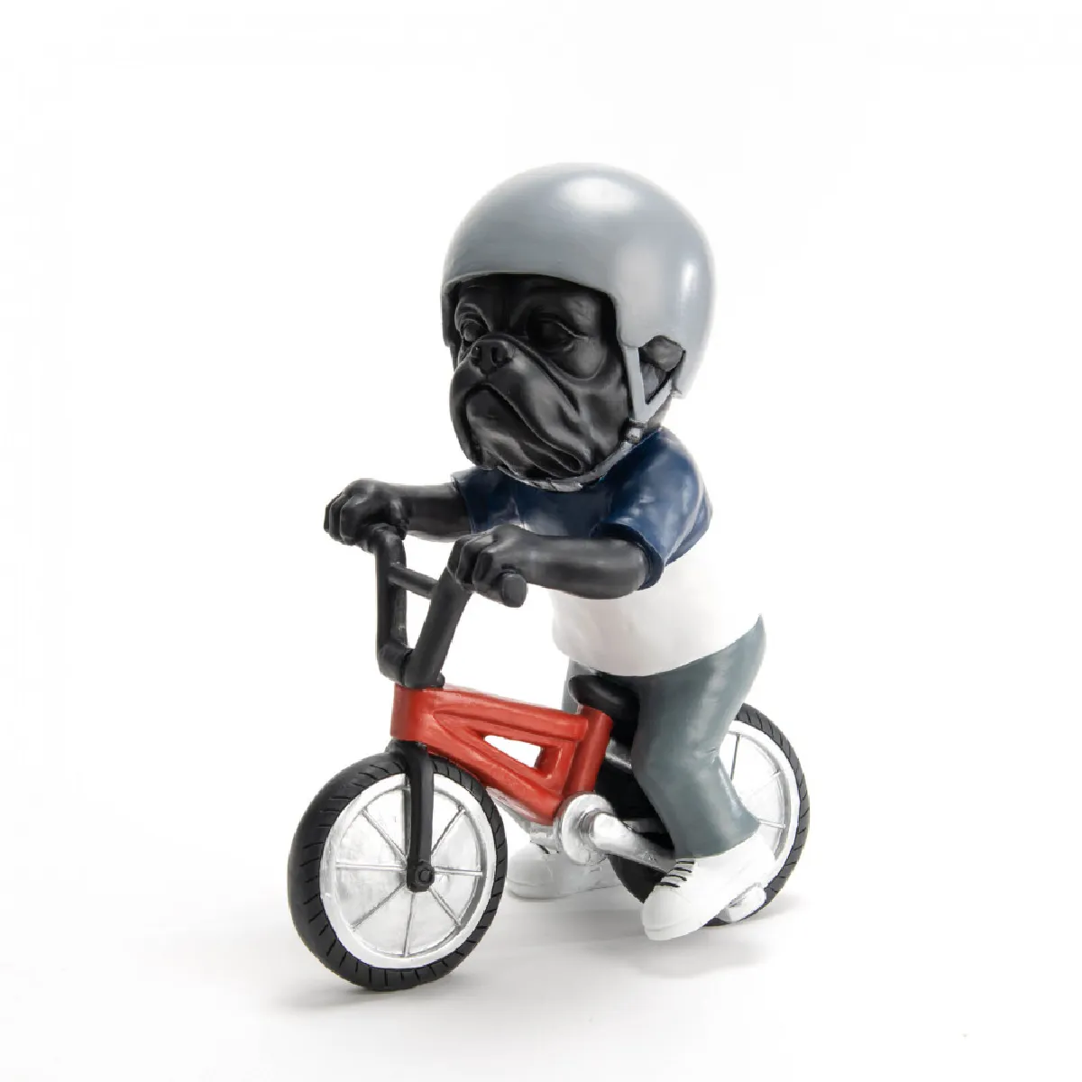 Chien BMX 34 cm résine 10.00x18.00 cm - Image 3