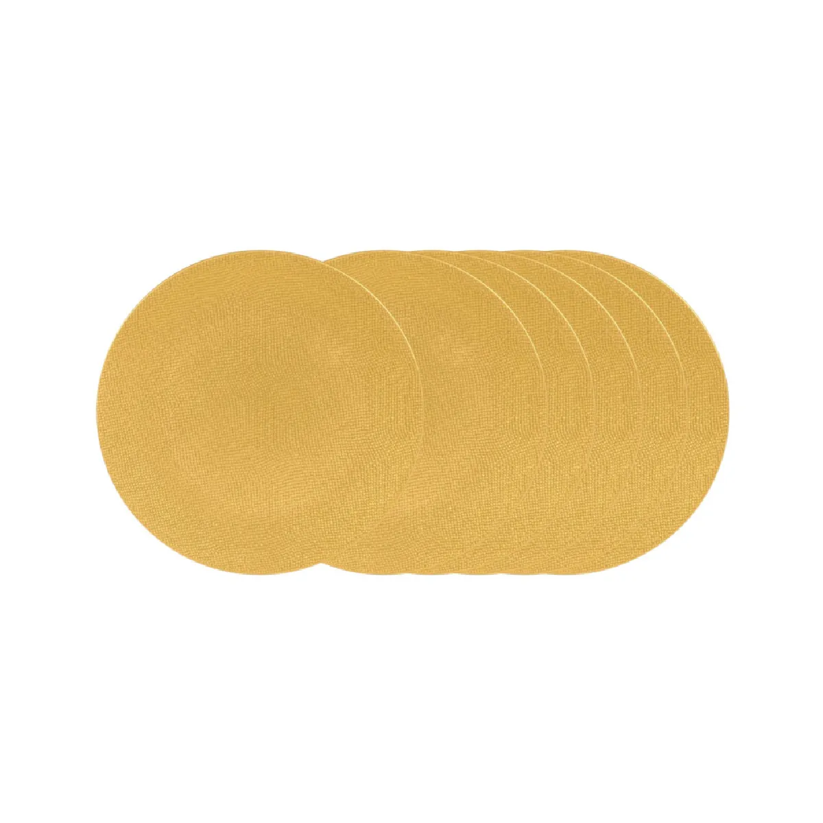 Table Passion Assiette À Dessert Vésuvio Safran 21 Cm (Lot De 6)