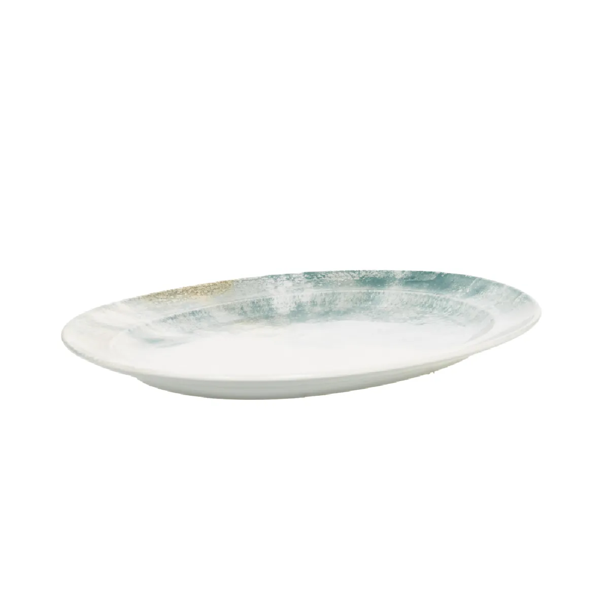 Plat ovale Islande 42 x 30 cm grès 42.00x32.00 cm - Image 2