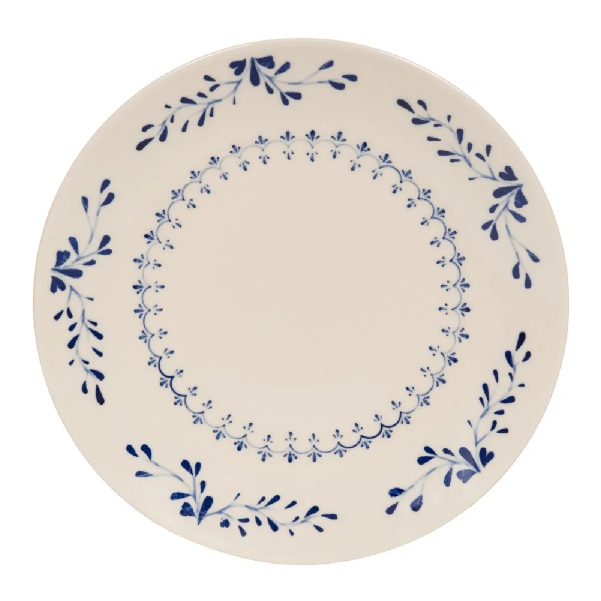 Table Passion Bleu Plat Rond Appoline 32 Cm