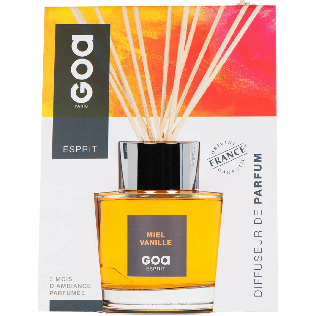 Goa Diffuseur À Bâtons Esprit Miel Vanille - 200 Ml