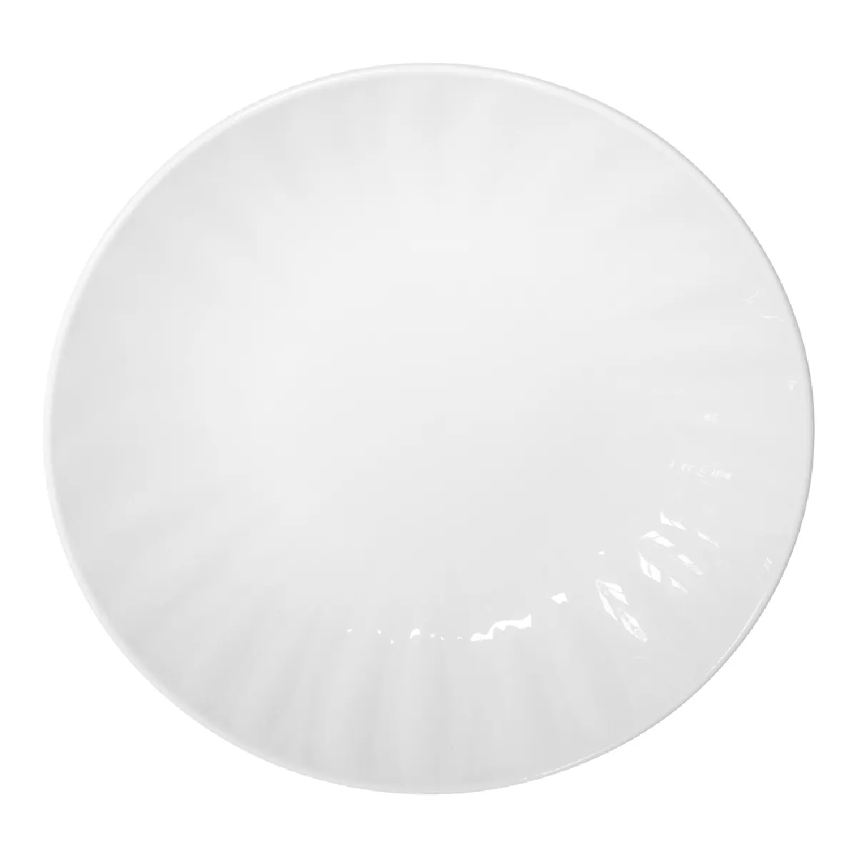 Non Communiqué Blanc Assiette De Présentation Emma 30,3 Cm - Table Passion - Porcelaine - Image 2