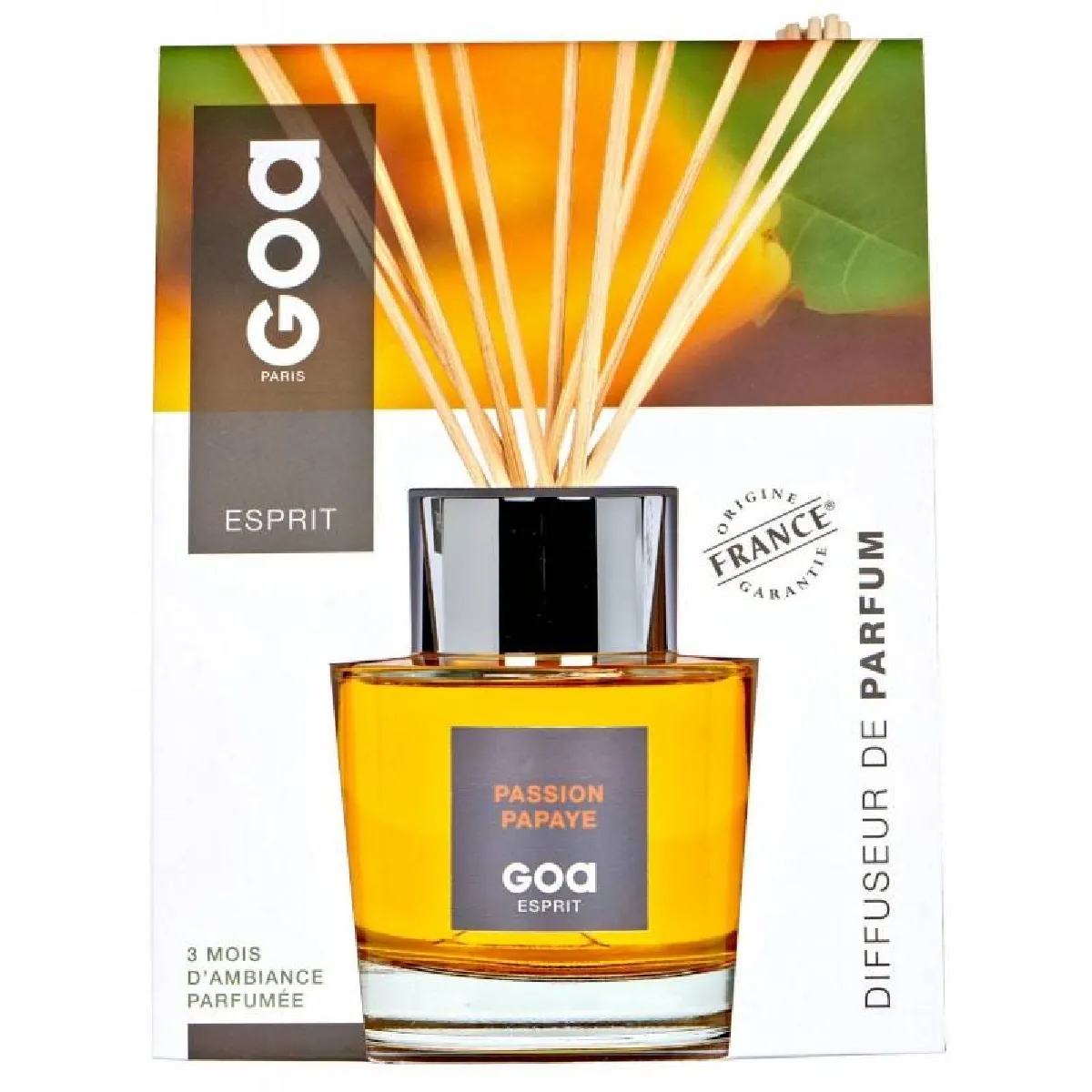 Goa Jaune Diffuseur À Bâtons Passion Papaye